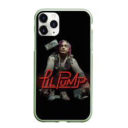 Чехол iPhone 11 Pro матовый Lil Pump, цвет: 3D-салатовый