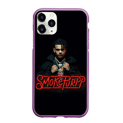 Чехол iPhone 11 Pro матовый Smokepurpp, цвет: 3D-фиолетовый