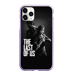 Чехол iPhone 11 Pro матовый The Last of Us: Black Style, цвет: 3D-светло-сиреневый