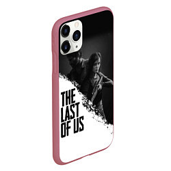 Чехол iPhone 11 Pro матовый The Last of Us: White & Black, цвет: 3D-малиновый — фото 2