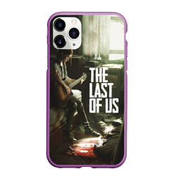 Чехол iPhone 11 Pro матовый The Last of Us: Guitar Music, цвет: 3D-фиолетовый