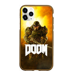 Чехол iPhone 11 Pro матовый DOOM: Soldier