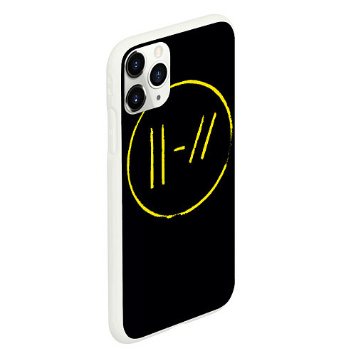 Чехол iPhone 11 Pro матовый Twenty One Pilots: Trench / 3D-Белый – фото 2