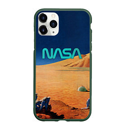 Чехол iPhone 11 Pro матовый NASA on Mars