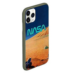 Чехол iPhone 11 Pro матовый NASA on Mars, цвет: 3D-темно-зеленый — фото 2