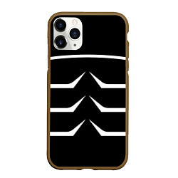 Чехол iPhone 11 Pro матовый Токийский гуль, цвет: 3D-коричневый