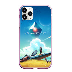 Чехол iPhone 11 Pro матовый No Man’s Sky: Atlas Rises, цвет: 3D-розовый