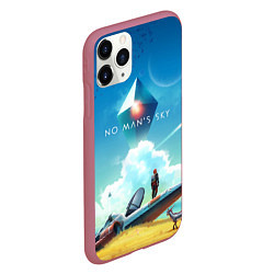 Чехол iPhone 11 Pro матовый No Man’s Sky: Atlas Rises, цвет: 3D-малиновый — фото 2