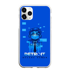 Чехол iPhone 11 Pro матовый Detroit: Become Human, цвет: 3D-белый