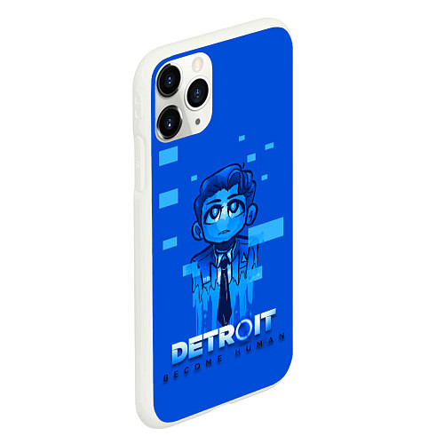 Чехол iPhone 11 Pro матовый Detroit: Become Human / 3D-Белый – фото 2