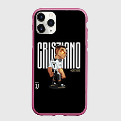 Чехол iPhone 11 Pro матовый CR7JUVE