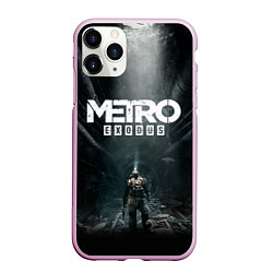 Чехол iPhone 11 Pro матовый Metro Exodus, цвет: 3D-розовый