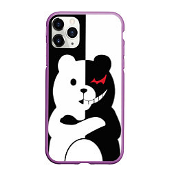 Чехол iPhone 11 Pro матовый Monokuma Drae, цвет: 3D-фиолетовый