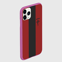 Чехол iPhone 11 Pro матовый FMA anime лого, цвет: 3D-фиолетовый — фото 2