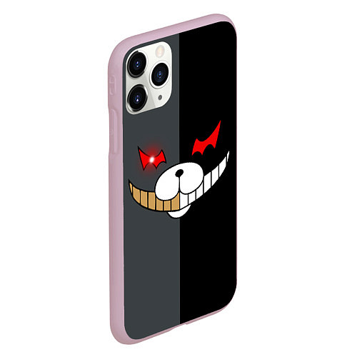 Чехол iPhone 11 Pro матовый KUROKUMA x MONOKUMA / 3D-Розовый – фото 2