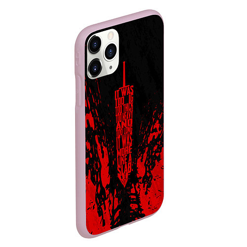 Чехол iPhone 11 Pro матовый Berserk Sword / 3D-Розовый – фото 2