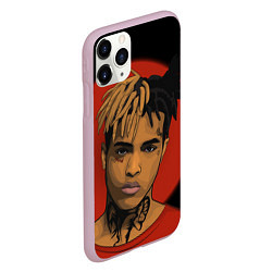 Чехол iPhone 11 Pro матовый XXXTentacion: Red Sun, цвет: 3D-розовый — фото 2