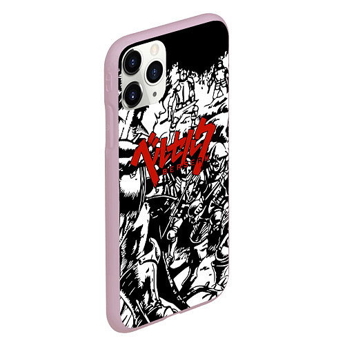 Чехол iPhone 11 Pro матовый Berserk Stories / 3D-Розовый – фото 2