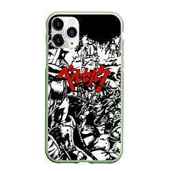 Чехол iPhone 11 Pro матовый Berserk Stories, цвет: 3D-салатовый