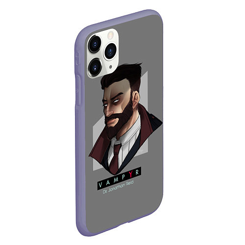 Чехол iPhone 11 Pro матовый Dr. Jonathan Reid / 3D-Серый – фото 2