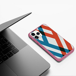 Чехол iPhone 11 Pro матовый Darling in the Franxx, цвет: 3D-малиновый — фото 2