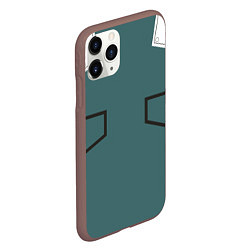 Чехол iPhone 11 Pro матовый MHA IZUKU MIDORIYA, цвет: 3D-коричневый — фото 2