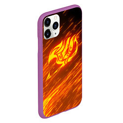 Чехол iPhone 11 Pro матовый NATSU DRAGNEEL, цвет: 3D-фиолетовый — фото 2
