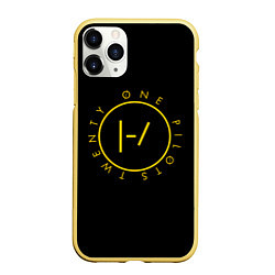 Чехол iPhone 11 Pro матовый 21 Pilots: Light Logo, цвет: 3D-желтый