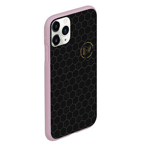 Чехол iPhone 11 Pro матовый 21 Pilots: Carbon / 3D-Розовый – фото 2