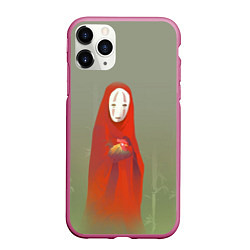 Чехол iPhone 11 Pro матовый Унесенные призраками, цвет: 3D-малиновый