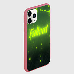 Чехол iPhone 11 Pro матовый Fallout: Radiation Storm, цвет: 3D-малиновый — фото 2