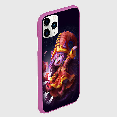 Чехол iPhone 11 Pro матовый Lulu League of Legends / 3D-Фиолетовый – фото 2