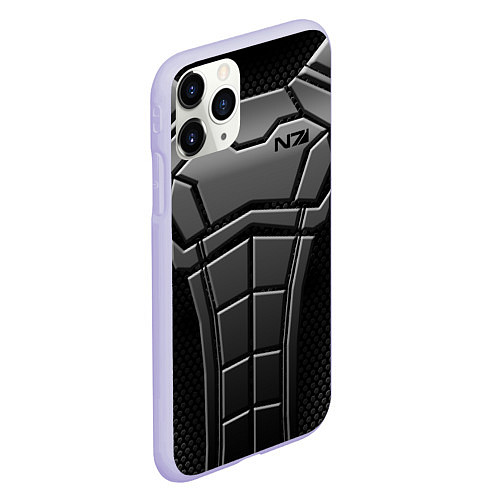 Чехол iPhone 11 Pro матовый Soldier N7 / 3D-Светло-сиреневый – фото 2