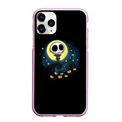 Чехол iPhone 11 Pro матовый The Nightmare Before Christmas, цвет: 3D-розовый