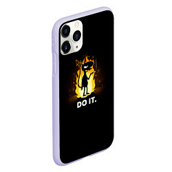 Чехол iPhone 11 Pro матовый Disenchantment: Do it, цвет: 3D-светло-сиреневый — фото 2