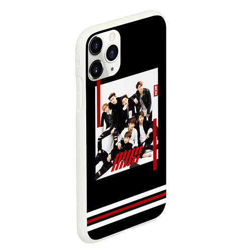 Чехол iPhone 11 Pro матовый IKON Band / 3D-Белый – фото 2