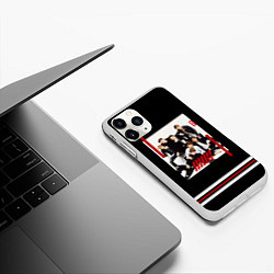 Чехол iPhone 11 Pro матовый IKON Band, цвет: 3D-белый — фото 2