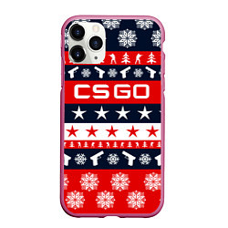 Чехол iPhone 11 Pro матовый CS:GO New Year