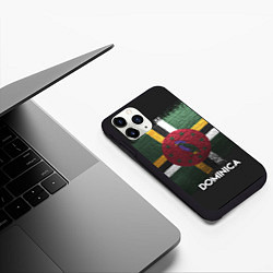 Чехол iPhone 11 Pro матовый Dominica Style, цвет: 3D-черный — фото 2