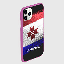 Чехол iPhone 11 Pro матовый Mordovia Style, цвет: 3D-фиолетовый — фото 2