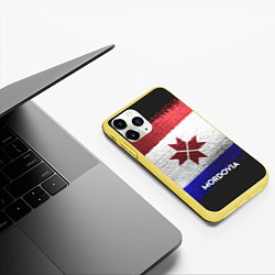 Чехол iPhone 11 Pro матовый Mordovia Style, цвет: 3D-желтый — фото 2