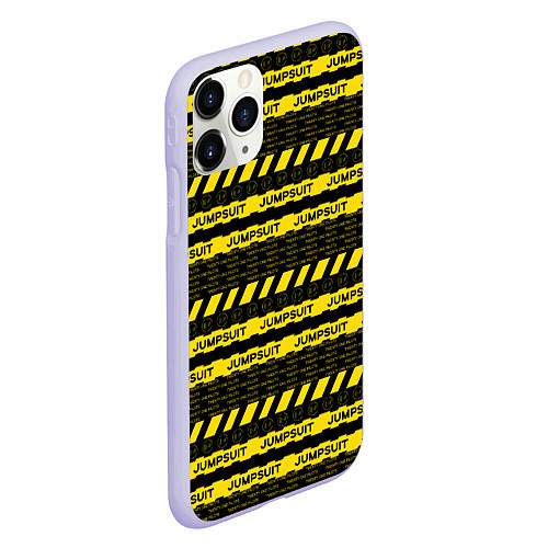 Чехол iPhone 11 Pro матовый Twenty One Pilots: Jumpsuit / 3D-Светло-сиреневый – фото 2