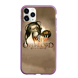 Чехол iPhone 11 Pro матовый Overlord Albedo, цвет: 3D-фиолетовый