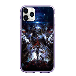 Чехол iPhone 11 Pro матовый Overlord, цвет: 3D-светло-сиреневый