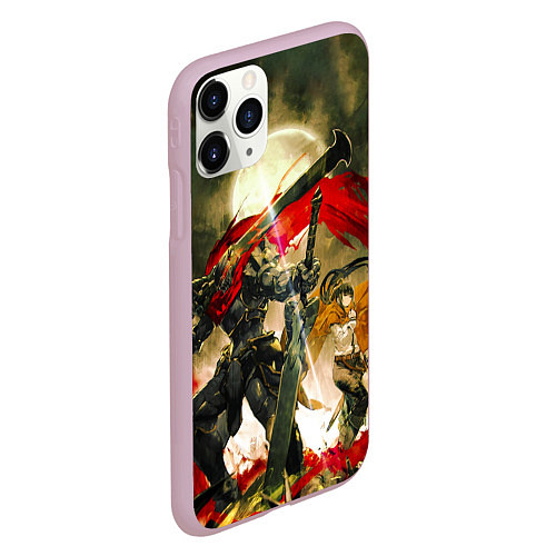 Чехол iPhone 11 Pro матовый Momonga Narberal Gamma / 3D-Розовый – фото 2