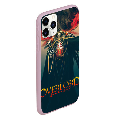 Чехол iPhone 11 Pro матовый Momonga Overlord / 3D-Розовый – фото 2