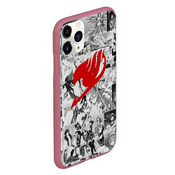 Чехол iPhone 11 Pro матовый Fairy Tail: Stories, цвет: 3D-малиновый — фото 2
