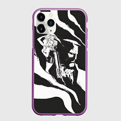 Чехол iPhone 11 Pro матовый Sin City, цвет: 3D-фиолетовый