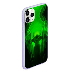 Чехол iPhone 11 Pro матовый Демон легиона, цвет: 3D-светло-сиреневый — фото 2