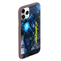Чехол iPhone 11 Pro матовый Cyberpunk 2077, цвет: 3D-коричневый — фото 2